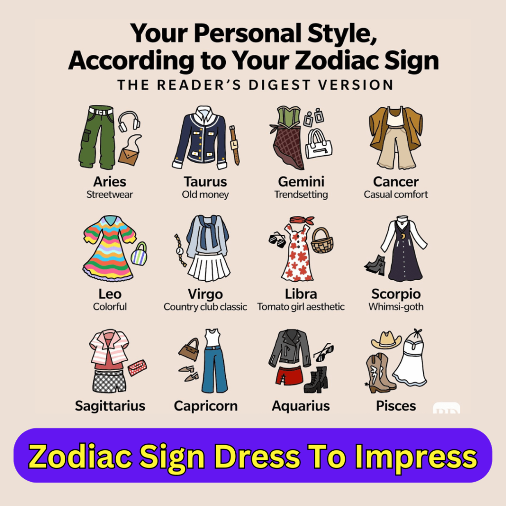 Zodiac Sign Dress To Impress
